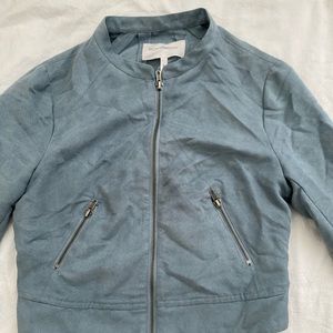 Suede BCBGeneration cropped jacket